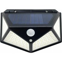 Fabrilamp - e 166661009 Wandleuchte Solar 6000k Kira Schwarz 450lm IP65 9,5x13,5x5cm Bewegungs- und Dämmerungssensor. von FABRILAMP