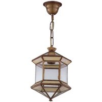 Meine Lampe - Laterne Schmiedekloster 1xe27 43x18 Schwarz von FABRILAMP