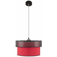 Fab 172994007 Felix Pendelleuchte Schwarz / Rot 1xe27 Regx40x40 Cm von FABRILAMP