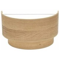 Fabrilamp - Double Smile Wandleuchte 1xe27 Helles Holz 17x30x15 cm von FABRILAMP