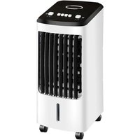 Fabrilamp - Verdunstungskühler impala schwarz/weiß 80w 3w 3vel 4litres oszillierend, tragbar mit Akku de kalt 57x26,5x23 von FABRILAMP