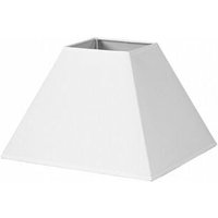 Fabrilamp - Lampenschirm Piramide Mezzo E27 Weiß 45dx20dx32h Popeline von FABRILAMP