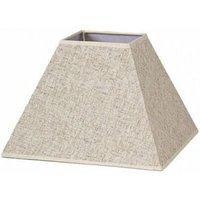 Fabrilamp - Lampenschirm Piramide Tenorio E27 Beige Leinen 45dx20dx32h von FABRILAMP