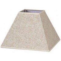 Tenorio Pyramide Lampenschirm e27 Leinen beige 20dx10dx15h von SENKO