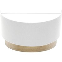 Olga Wandleuchte 1xe27 weiß/helles Holz 15x30x16 cm von FABRILAMP