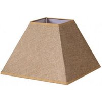 Pyramide lampenschirm divos e27 braun 25dx11dx18h saco-yute von SENKO