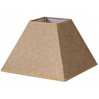 Piramide Divos Lampenschirm E27 Braun 35dx15dx25h Saco-Jute von FABRILAMP