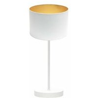 Tischlampe Anuska 1xe14 Weiß/Weißgold 46x16x16 cm von FABRILAMP