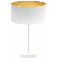 Tischlampe High Anuska 1xe27 Weiß/Weißgold 62x30x30 cm von FABRILAMP
