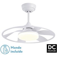Ventilator Dc Celsius 26w White 6 Blades 55d 2950lm 3000-4000-6500k 6vel. Fernbedienung, Speicher & Timer - Fabrilamp von FABRILAMP