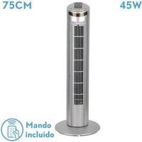 Fabrilamp - Ventilator de tower orbigo silber 3vel 45w w/remote oscillating timer 75x27x27cm Fabrilamp - Ventilator de tower orbigo silber 3vel 45w w/remote oscillating timer 75x27x27cm von FABRILAMP