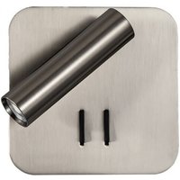 Fabrilamp - Wandleuchte 2+6w 4000k manet quadratisch nickel 130lm doppelte zündung 14x14x12 cm Fabrilamp - Wandleuchte 2+6w 4000k manet quadratisch nickel 130lm doppelte zündung 14x14x12 cm von FABRILAMP