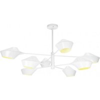 Akunadecor Weiße Lampe 8 Lichter Modell Peking von FABRILAMP