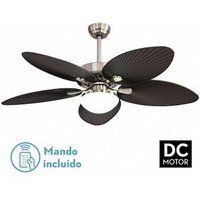 Borasco dc Deckenventilator 24 w Nickelbraun 5 Flügel von FABRILAMP