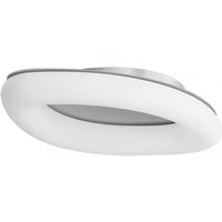 Fabrilamp - paris deckenleuchte 60w 3000-4000-6500k weiss/silber 5100 lm 12x73x47 cm w /fernbedienung, speicher und dimmer von FABRILAMP