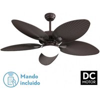 Fabrilamp - Fan dc borasco 24w braun 5 asp.6 vel.132d 2950lm remote.memory und temp.3000-4000-6000k von FABRILAMP