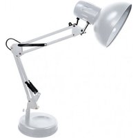 Gelenkige Rutil-Schreibtischlampe 1xe27 silber 57x39x15 cm Gelenkige Rutil-Schreibtischlampe 1xe27 silber 57x39x15 cm von FABRILAMP