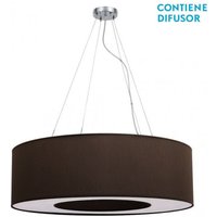 Große Pendelleuchte haiti 4xe27 chrom/braun regx80x80 cm Große Pendelleuchte haiti 4xe27 chrom/braun regx80x80 cm von FABRILAMP