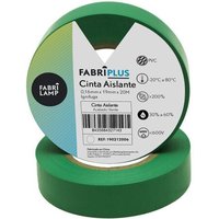Grünes pvc Isolierband 19mmx20m für Elektriker flexibel und langlebig von FABRILAMP