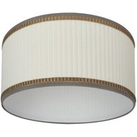Fabrilamp - Hängeleuchte/Lounge Lampenschirm Soprano e27 beige 40dx40dx21h von FABRILAMP
