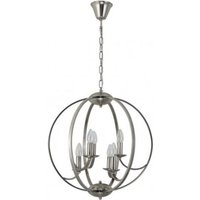 Hängeleuchte de 6 Lichter Modell narciso nickel Fabrilamp von FABRILAMP