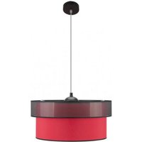 Hängeleuchte felix rot mit Schirm 1 Licht Fabrilamp von FABRILAMP