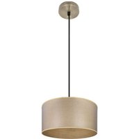 Hängeleuchte tania 1xe27 Leder/helles Holz regx30x30 cm von FABRILAMP