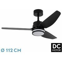 Jarama DC-Ventilator, 20 w, Schwarz, 3 Flügel von FABRILAMP