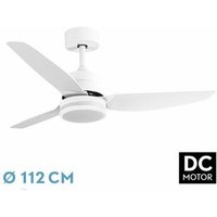 Jarama DC-Ventilator, 20 w, Weiß, 3 Flügel von FABRILAMP