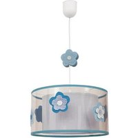 Kinder-Deckenleuchte Flower Hellblau. 1xE27. (Dimmbarx30cm). von FABRILAMP