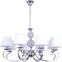 Lampe 8 l. mit Lampenschirmen Modell Ordoñez Chrom - Fabrilamp Lampe 8 l. mit Lampenschirmen Modell Ordoñez Chrom - Fabrilamp von FABRILAMP