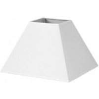 Lampenschirm Pyramide mezzo e27 white 17dx8dx13h Popeline Stoff von SENKO