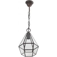 Meine Lampe - Hängeleuchte Estepa Silber 1xe27 30x20x20x20 von FABRILAMP