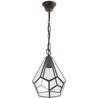 Meine Lampe - Silber Estepa Deckenleuchte 2xe27 25x25x11 von FABRILAMP