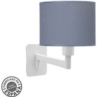 Fashion Wandleuchte 1xe14 weiß/blau 26x17x28 cm von FABRILAMP