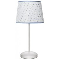 My Lamp - Tischlampe Misuri Serie Beige/Leder 1xe27 43x25d von FABRILAMP