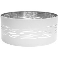 Fabrilamp - Nebel Pendelleuchte Schirm 1xe27 weiß-silber 50dx50dx20h von FABRILAMP