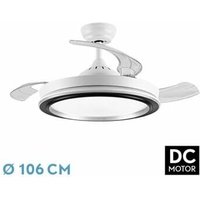 Fabrilamp - Picolo DC-Ventilator 72 w Weiß/Schwarz 6226 lm von FABRILAMP