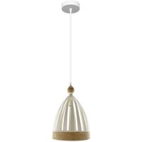 Hängeleuchte de Decke Portofino 1xe14 Weiß/Buche Regx20x20cm - Fabrilamp von FABRILAMP