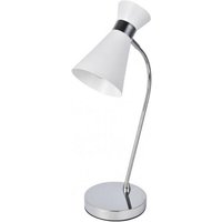 Tischleuchte petra 1xe14 weiß/chrom 48x24x15 cm verstellbar Tischleuchte petra 1xe14 weiß/chrom 48x24x15 cm verstellbar von FABRILAMP