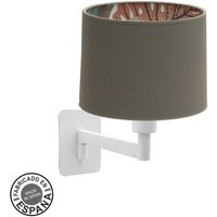 Abrila akunadecor Wandleuchte Tunez Grau Mit Lampenschirm von FABRILAMP
