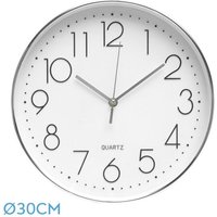 FABRILAMP Uhr De Wandzeit Silber 30d MOV.continuous von FABRILAMP