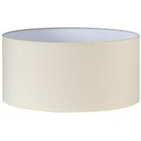 Fabrilamp - Zylindrischer Lampenschirm Dori E27 beige 45Dx45dx22h Cm Popelin-Stoff von FABRILAMP