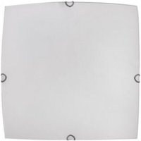 Ayla quadratische Deckenleuchte 2xe27 weiß 30x30x7 cm von FABRILAMP