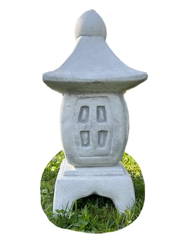 FABRIQ Japanisches Pagode Wachturm-Gartenhaus - Zen-Stil Dekoration, 14 kg Gewicht, 46 cm Höhe von FABRIQ
