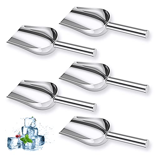 5 x 20,3 cm Eisschaufel, Edelstahl-Utensil für Lebensmittel, Süßigkeiten, Kaffee, Brot, Kuchen, Hochzeit, Bar, Grill, Eimer, Küche, etc. von FABSELLER