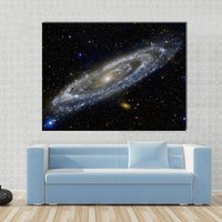 Andromeda Galaxy Leinwand Wandbild Weltraum Universum Fotodruck von FABTASTICO