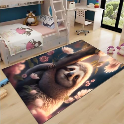 FABTOP Koala Teppich Wohnzimmer 160x230cm Schlafzimmer kinderteppich Tier Koala kinderzimmer mädchen Junge von FABTOP