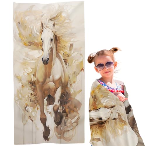 FABTOP Pferde Duschtuch Badetuch Handtuch Strandtuch 70 x 140cm von FABTOP