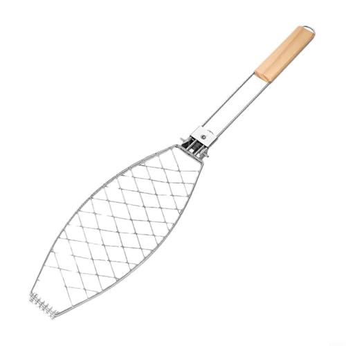 1*Fisch-Grillkorb Fisch-Grill-Rack Für Camping Abnehmbarer Griff Grill von FABULETTA